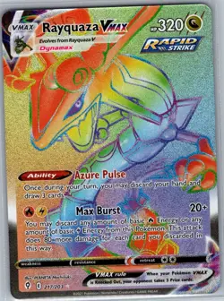 Rayquaza VMAX (Secret) 217/203 SWSH07: Evolving Skies - Pokemon Card - NM - Image 1
