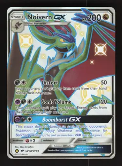 Noivern GX SV78/SV94 Hidden Fates Holo Full Art Pokemon Card - Image 1