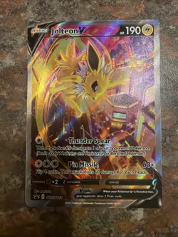 Jolteon V SWSH183 SWSH: Sword & Shield Promo Cards Holo - Image 1