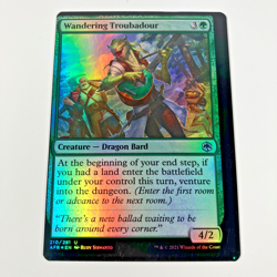 MTG Wandering Troubadour Miscut (210/518) NM FOIL Magic Card - Image 1