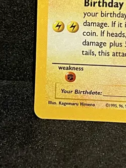 Happy Birthday Pikachu Holo 24 Celebrations Birthday Pokemon Card NM - Image 2
