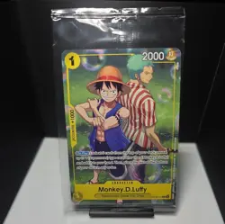 One Piece CCG Monkey.D.Luffy OP10-111 Rare Promo Card Factory Sealed NM/M - Image 1