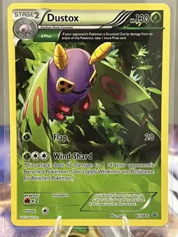 Dustox (8 Delta) 8/108 Holo Rare - Pokemon XY Roaring Skies Card NM - Image 1