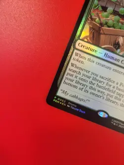 *Foil* Unlucky Cabbage Merchant Promo. LP or better. Avatar. MtG. Magic. - Image 3