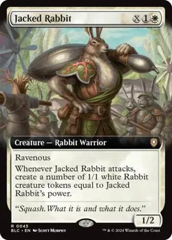 Jacked Rabbit (Extended Art) 45 MTG NM - Commander: Bloomburrow - Image 1