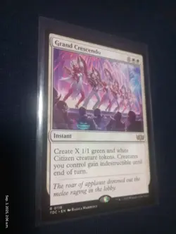 1x Grand Crescendo NM Eng MTG - Commander Dragonstorm - Image 1