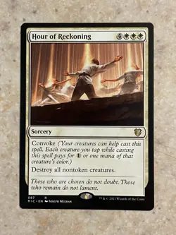 MTG NM Hour of Reckoning [Midnight Hunt Commander] - Image 1