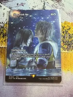 Stay with Me - Rhystic Study - M 0031 - Showcase NM, English MTG Final Fantasy - Image 2