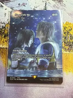 Stay with Me - Rhystic Study - M 0031 - Showcase NM, English MTG Final Fantasy - Image 3