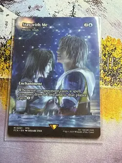 Stay with Me - Rhystic Study - M 0031 - Showcase NM, English MTG Final Fantasy - Image 5
