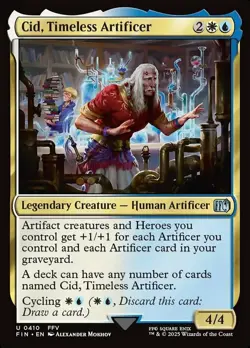 MTG Cid, Timeless Artificer (0410) - Foil, NM-Mint, English Final Fantasy - Image 1