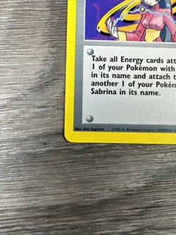 Sabrina 110/132 NM/MINT Regular Rare Gym Challenge Trainer Pokemon Card - Image 5