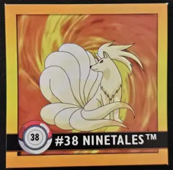 Ninetales 38 Artbox Series 1 Stickers Vintage Pokemon Trading Card Game 1999 NM - Image 1