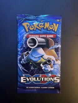 Pokemon XY Evolutions booster pack Sealed! Blastoise Art - Image 1