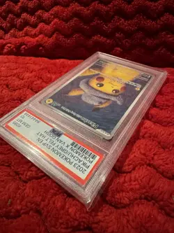 2023 POKEMON SVP EN-SV POKEMON X VAN GOGH #085 PIKACHU WITH GREY FELT HAT PSA 10 - Image 5