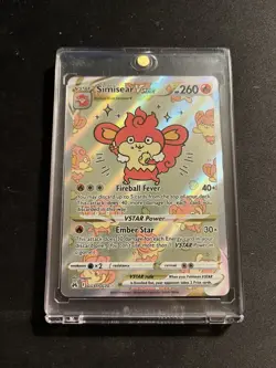 Pokemon Simisear VSTAR GG37/GG70 Crown Zenith Galarian Gallery Ultra Rare Holo - Image 1