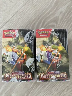 Pokemon TCG Paldea Evolved Half Booster Box Brand New Sealed x2 (36 packs) - Image 4