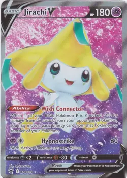 Pokemon Jirachi V Full Art Ultra Rare 170/189 Astral Radiance Holo NM - Image 1