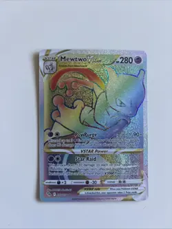 Mewtwo VSTAR - 079/078 - Secret Rare (Rainbow) Lightly Played Pokemon - Image 1