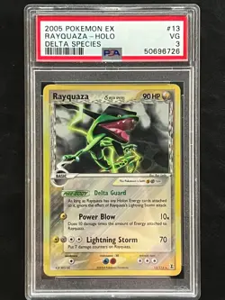 Pokemon Rayquaza Delta Species Holo - EX Delta Species - 13/113 - PSA 3 - Image 1