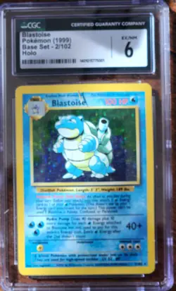 Pokemon TCG Blastoise Base Set 2/102 Holo Unlimited Holo Rare. JUST REDUCED! - Image 1