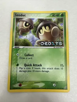 2005 SEEDOT 71/107 Ex DEOXYS POKEMON NINTENDO - REVERSE HOLO -STAMPED - NM/M - Image 1