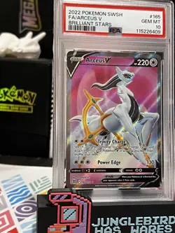🔥Arceus V 156/172 SLAB PSA 10🔥Pokemon TCG 2022 SwSh Brilliant Stars Ultra Rare - Image 2