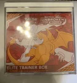 Pokemon Sealed Sun & Moon Unbroken Bonds Elite Trainer Box- As Seen- Minor Wear - Image 1