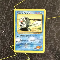 Pokemon TCG Misty's Poliwag Gym Heroes 87/132 Regular Unlimited Common D4 - Image 1