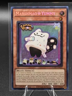YU-GI-OH Marshmao Yummy DOOD-EN024 1st Edition Secret Rare NM - Image 1