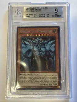 Yu-Gi-Oh! Obelisk the Tormentor King's Court 1st Ed SPRare KICO-EN064 BGS9 - Image 1