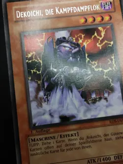 YUGIOH 2004 | DEKOICHI THE BATTLECHANTED LOCOMOTIVE | 1ST GERMAN | RDS-DE032 - Image 4
