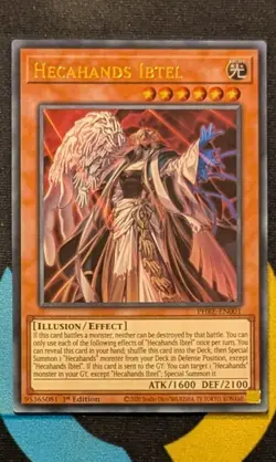 PHRE-EN001 Hecahands Ibtel Ultra Rare 1st Ed YuGiOh - Image 1