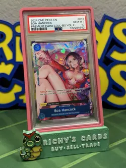 One Piece TCG PSA 10 GEM MINT Boa Hancock Best Selection Vol. 2 Promo ST03-013 - Image 1