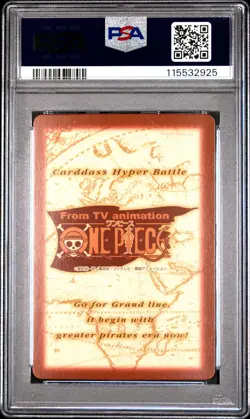 2001 ONE PIECE CARDDASS HYPER BATTLE GRAND BOX 4 #C365 LUFFY PSA 10 - Image 2