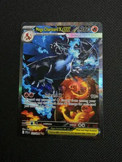 Mega Charizard X ex 125/094 SIR Phantasmal Flames Pokemon Card NM - Image 1
