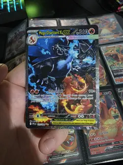 Mega Charizard X ex 125/094 SIR Phantasmal Flames Pokemon Card NM - Image 4