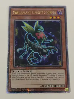 Yugioh - Predaplant Ophrys Scorpio x 3 - 1st Edition QCR NM - Free Holo Card - Image 3