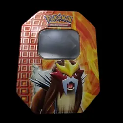 Pokemon TCG Entei Tin 2010 Promo - Tin Full Of Cards From Random Generations - Image 1
