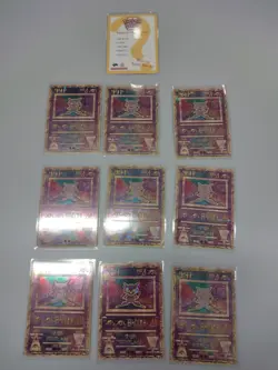 9x Pokemon Ancient Mew + Insert Card, 2000 Movie Promo Card Holo WOTC, LP/NM - Image 1