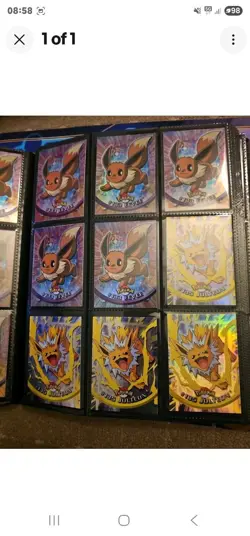 Pokemon Topps Card Blue Label Series 1, holo foil bundle - Image 3