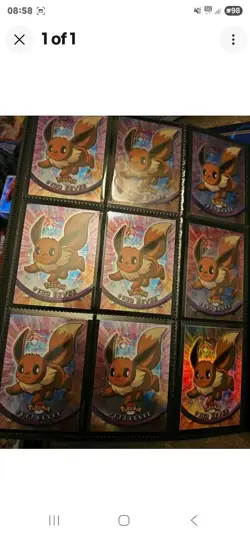 Pokemon Topps Card Blue Label Series 1, holo foil bundle - Image 4