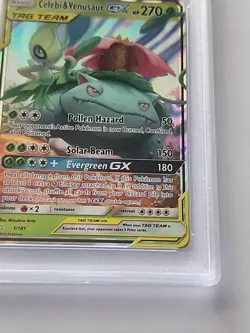 Celebi & Venusaur GX 1/181 Team Up Pokemon Card GEM MINT PSA 10 - Image 4