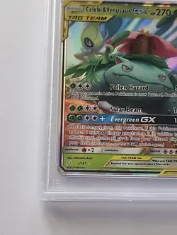 Celebi & Venusaur GX 1/181 Team Up Pokemon Card GEM MINT PSA 10 - Image 5