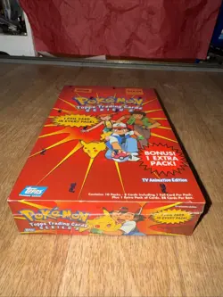 Pokemon Topps Series 2 Booster Box 10 Packs 2556 Hobby Vintage Rare 88 Cards Per - Image 2
