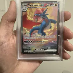Pokemon TCG Salamence EX Dragon Card 187/159 Journey Together PSA 10 Gem Mint - Image 3