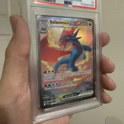 Pokemon TCG Salamence EX Dragon Card 187/159 Journey Together PSA 10 Gem Mint - Image 4