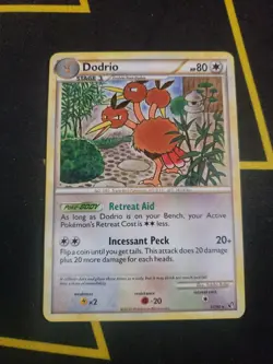 Pokemon Card HeartGold SoulSilver HS Undaunted Rare Dodrio 11/90 - Image 1