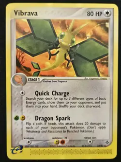 Vibrava 22/97 EX Dragon Non Holo Rare E Reader Pokemon Trading Card Game 2003 LP - Image 1