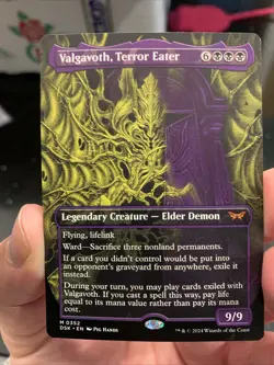 MTG Valgavoth, Terror Eater (Showcase) [Duskmourn, Near Mint] - Image 1